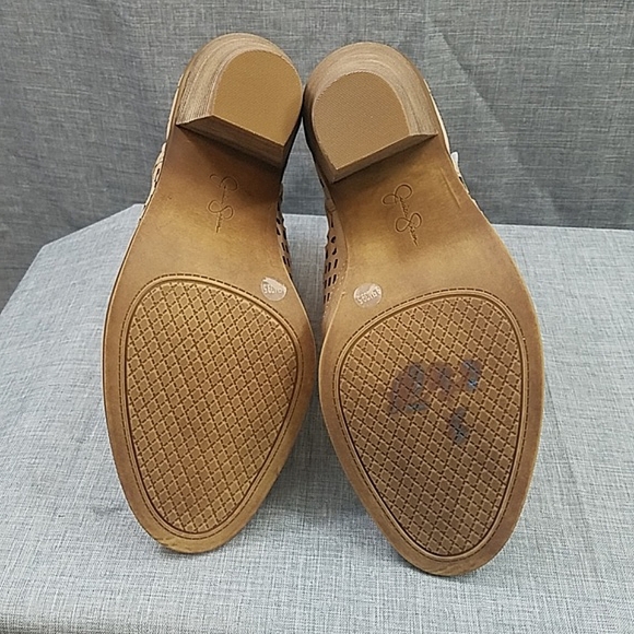 NWT Jessica Simpson nubuck suede Cherrell ankle sandal bootie sz 9.5 - Picture 7 of 9